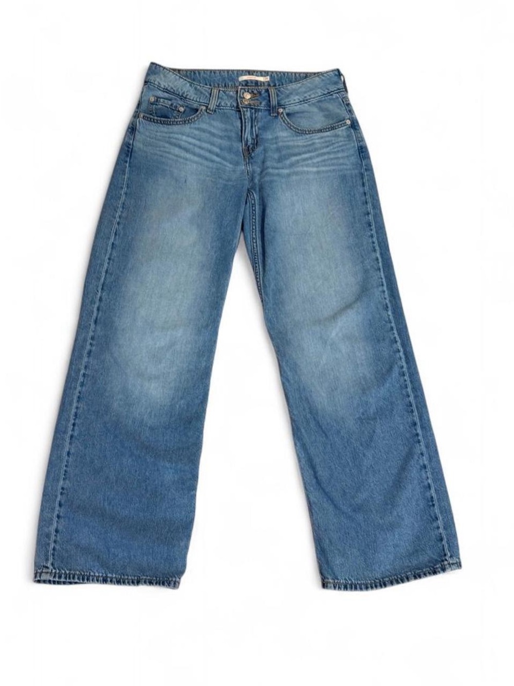 Classic Light Blue Wide-Leg Women's Jeans